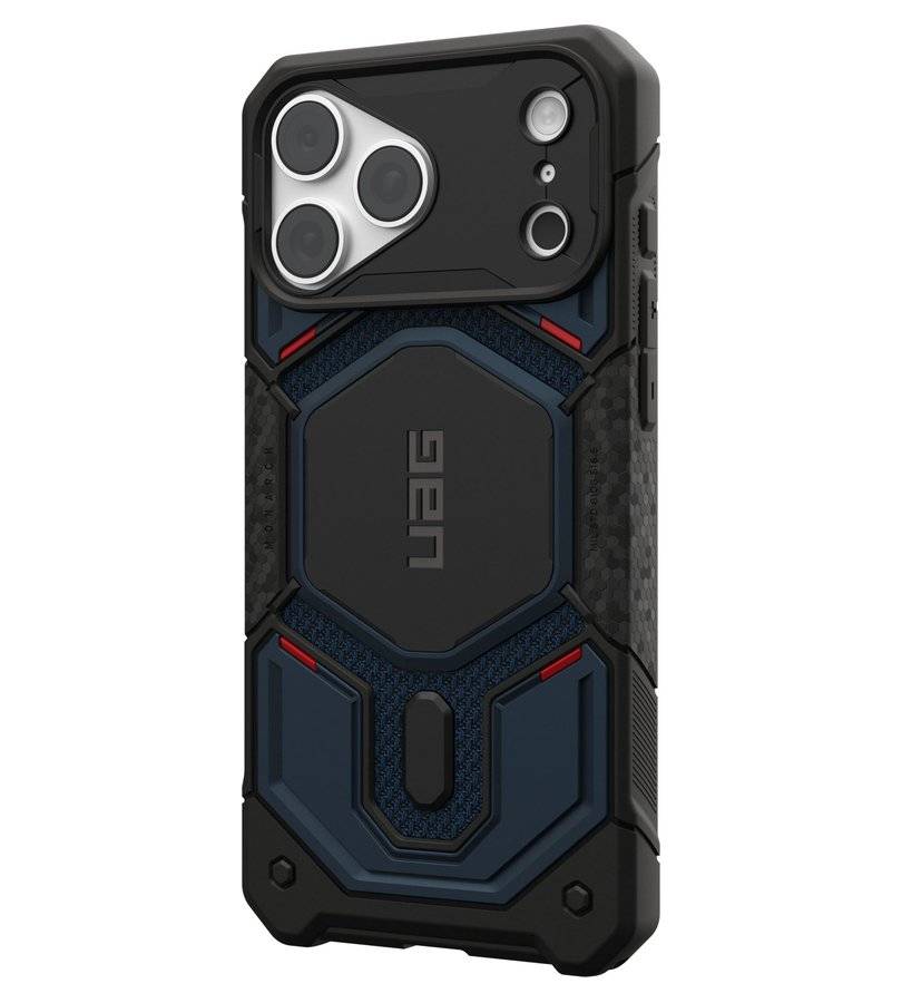 Magsafe Калъф за iPhone 18 Pro Max/ 17 Pro Max, UAG Monarch Pro Kevlar Case Mallard, Син (2)
