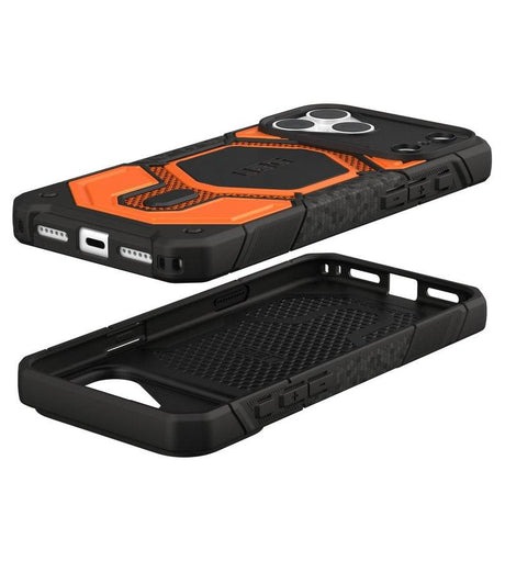 Magsafe Калъф за iPhone 18 Pro Max/ 17 Pro Max, UAG Monarch Pro Kevlar Burnt Case, Оранжев (8)