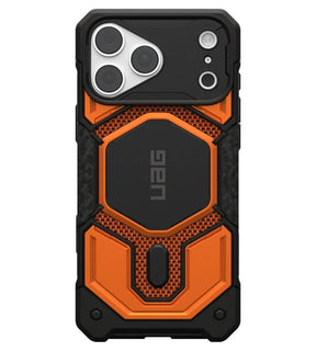 Magsafe Калъф за iPhone 18 Pro Max/ 17 Pro Max, UAG Monarch Pro Kevlar Burnt Case, Оранжев