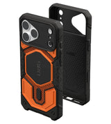 Magsafe Калъф за iPhone 18 Pro Max/ 17 Pro Max, UAG Monarch Pro Kevlar Burnt Case, Оранжев (5)