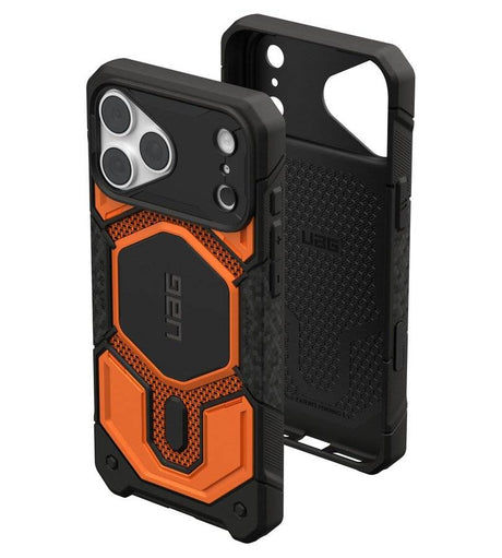Magsafe Калъф за iPhone 18 Pro Max/ 17 Pro Max, UAG Monarch Pro Kevlar Burnt Case, Оранжев (5)