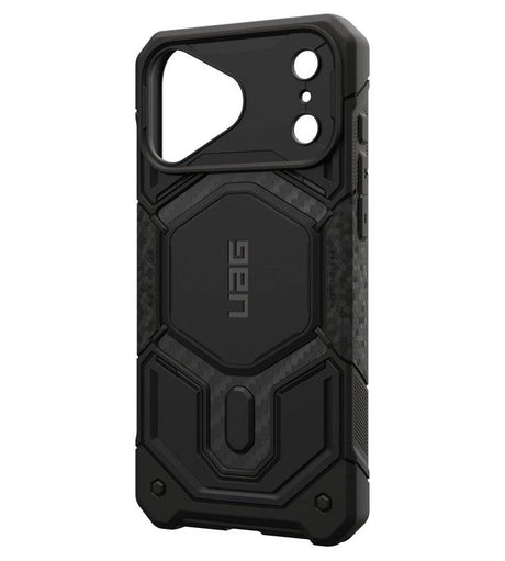 Magsafe Калъф за iPhone 18 Pro Max/ 17 Pro Max, UAG Monarch Pro Carbon Fiber Case, Черен (7)