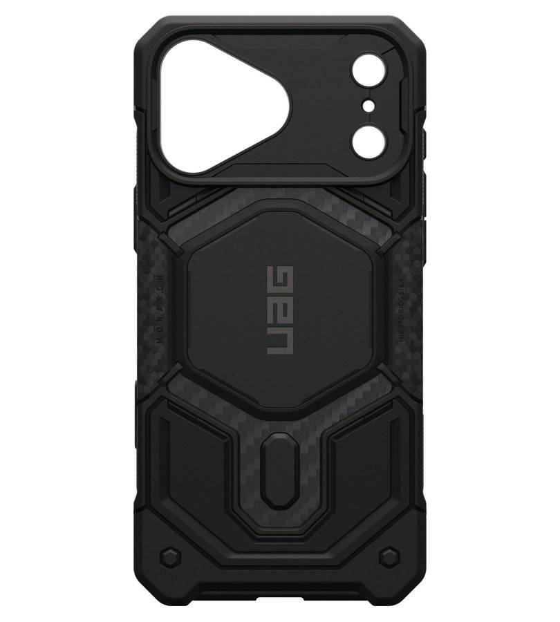 Magsafe Калъф за iPhone 18 Pro Max/ 17 Pro Max, UAG Monarch Pro Carbon Fiber Case, Черен (6)