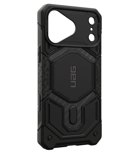 Magsafe Калъф за iPhone 18 Pro Max/ 17 Pro Max, UAG Monarch Pro Carbon Fiber Case, Черен (8)