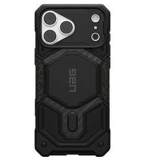Magsafe Калъф за iPhone 18 Pro Max/ 17 Pro Max, UAG Monarch Pro Carbon Fiber Case, Черен