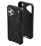 Magsafe Калъф за iPhone 18 Pro Max/ 17 Pro Max, UAG Monarch Pro Carbon Fiber Case, Черен (5)