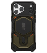 Magsafe Калъф за iPhone 18 Pro Max/ 17 Pro Max, UAG Monarch Pro Kevlar Case Element Green, Зелен