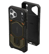 Magsafe Калъф за iPhone 18 Pro Max/ 17 Pro Max, UAG Monarch Pro Kevlar Case Element Green, Зелен (9)