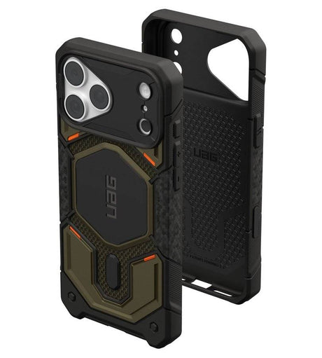 Magsafe Калъф за iPhone 18 Pro Max/ 17 Pro Max, UAG Monarch Pro Kevlar Case Element Green, Зелен (9)