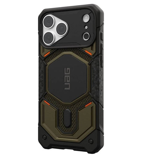 Magsafe Калъф за iPhone 18 Pro Max/ 17 Pro Max, UAG Monarch Pro Kevlar Case Element Green, Зелен (2)