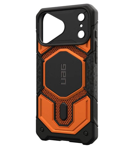 Magsafe Калъф за iPhone 18 Pro Max/ 17 Pro Max, UAG Monarch Pro Kevlar Burnt Case, Оранжев (7)
