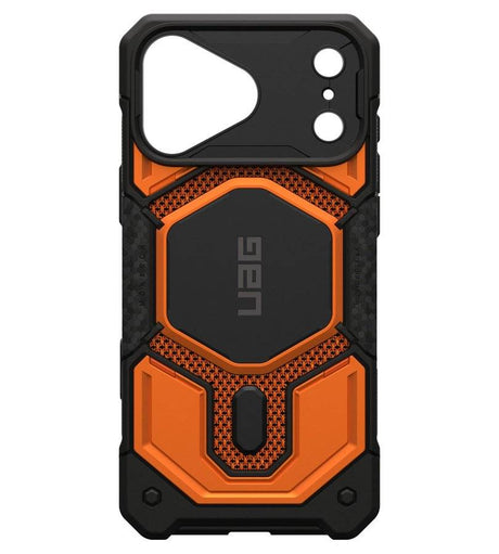 Magsafe Калъф за iPhone 18 Pro Max/ 17 Pro Max, UAG Monarch Pro Kevlar Burnt Case, Оранжев (6)
