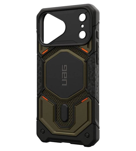 Magsafe Калъф за iPhone 18 Pro Max/ 17 Pro Max, UAG Monarch Pro Kevlar Case Element Green, Зелен (6)
