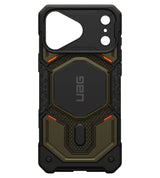 Magsafe Калъф за iPhone 18 Pro Max/ 17 Pro Max, UAG Monarch Pro Kevlar Case Element Green, Зелен (5)