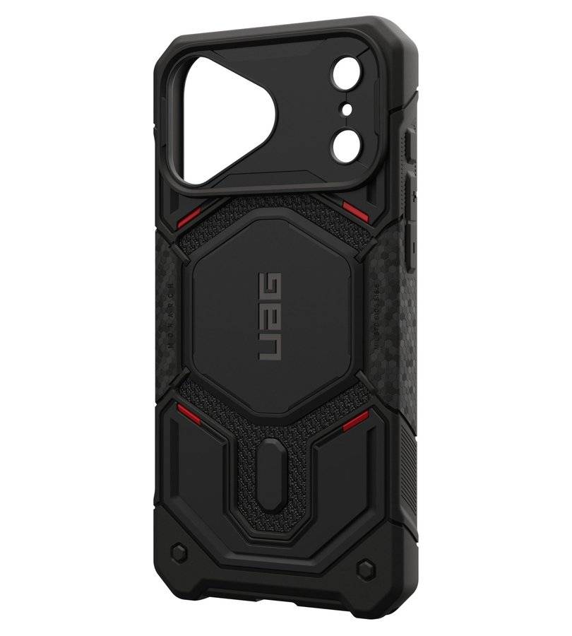 Magsafe Калъф за iPhone 18 Pro Max/ 17 Pro Max, UAG Monarch Pro Kevlar Case, Черен (6)