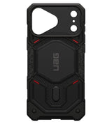 Magsafe Калъф за iPhone 18 Pro Max/ 17 Pro Max, UAG Monarch Pro Kevlar Case, Черен (5)