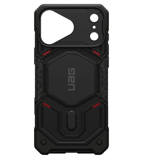 Magsafe Калъф за iPhone 18 Pro Max/ 17 Pro Max, UAG Monarch Pro Kevlar Case, Черен (5)