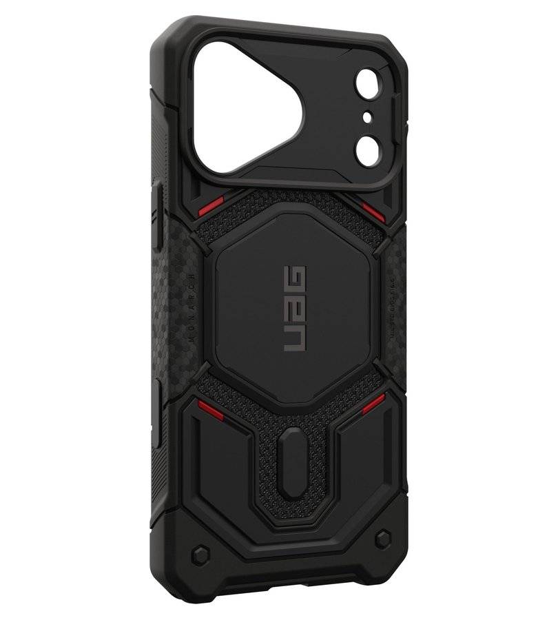 Magsafe Калъф за iPhone 18 Pro Max/ 17 Pro Max, UAG Monarch Pro Kevlar Case, Черен (7)