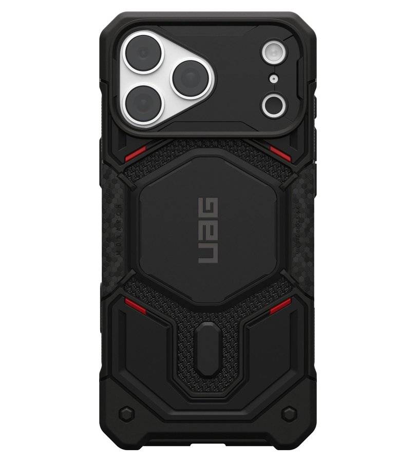 Magsafe Калъф за iPhone 18 Pro Max/ 17 Pro Max, UAG Monarch Pro Kevlar Case, Черен