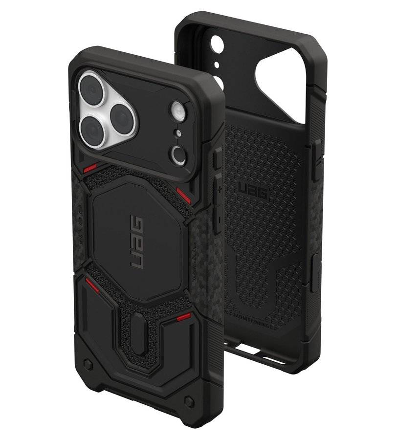 Magsafe Калъф за iPhone 18 Pro Max/ 17 Pro Max, UAG Monarch Pro Kevlar Case, Черен (9)