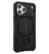 Magsafe Калъф за iPhone 18 Pro Max/ 17 Pro Max, UAG Monarch Pro Kevlar Case, Черен (3)