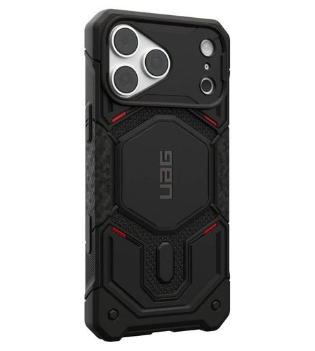 Magsafe Калъф за iPhone 18 Pro Max/ 17 Pro Max, UAG Monarch Pro Kevlar Case, Черен (3)