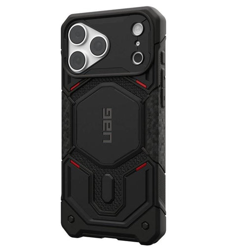 Magsafe Калъф за iPhone 18 Pro Max/ 17 Pro Max, UAG Monarch Pro Kevlar Case, Черен (2)