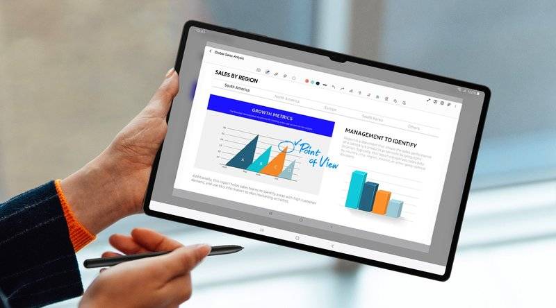 Оригинална Писалка за Samsung Tab S10/S9/S8/S7, Stylus S Pen EJ-PX710BBE, Черен (Bulk) (5)