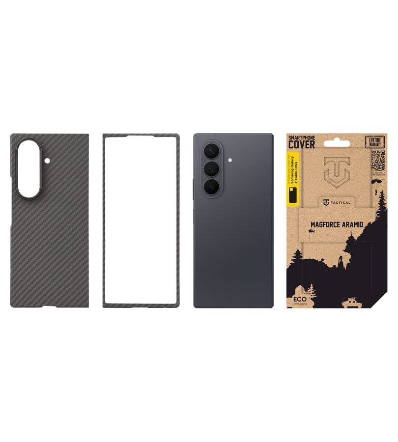 MagSafe Калъф за Samsung Z Fold 8 Ultra, Tactical MagForce Aramid Case, Черен (6)