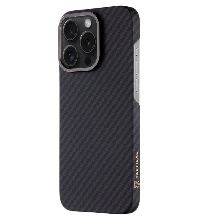 MagSafe Калъф за iPhone 15 Pro, Tactical MagForce Aramid Case Черен