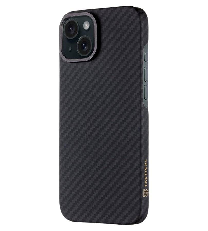 MagSafe Калъф за iPhone 15, Tactical MagForce Aramid Case, Черен