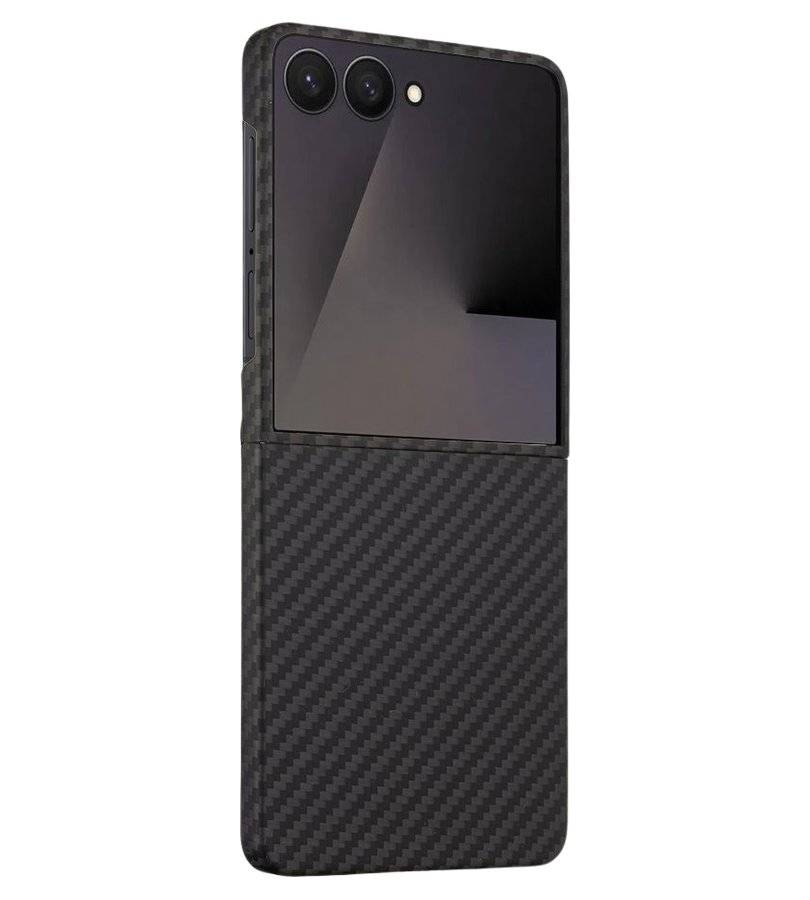 MagSafe Калъф за Samsung Z Flip 7, Tactical MagForce Aramid Case, Черен