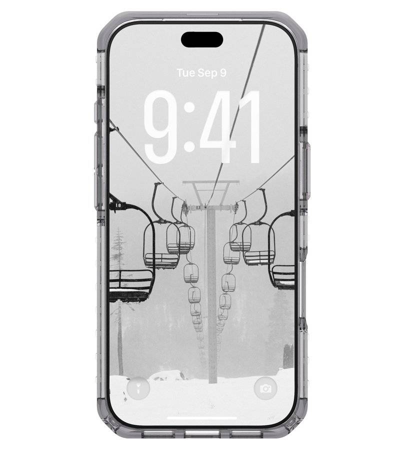 MagSafe Калъф за iPhone 18 Pro/ 17 Pro, UAG Plyo LT Case Ice/Smoke, Прозрачен (11)