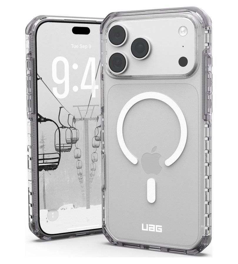 MagSafe Калъф за iPhone 18 Pro Max/ 17 Pro Max, UAG Plyo LT Case Ice/Smoke, Прозрачен (4)