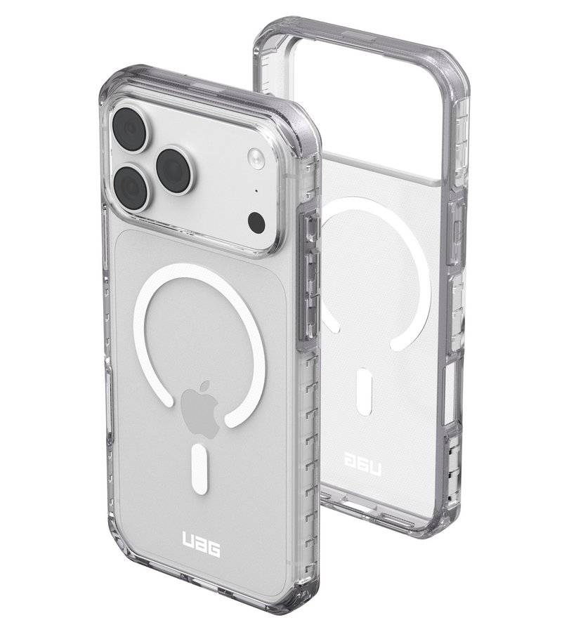 MagSafe Калъф за iPhone 18 Pro Max/ 17 Pro Max, UAG Plyo LT Case Ice/Smoke, Прозрачен (16)