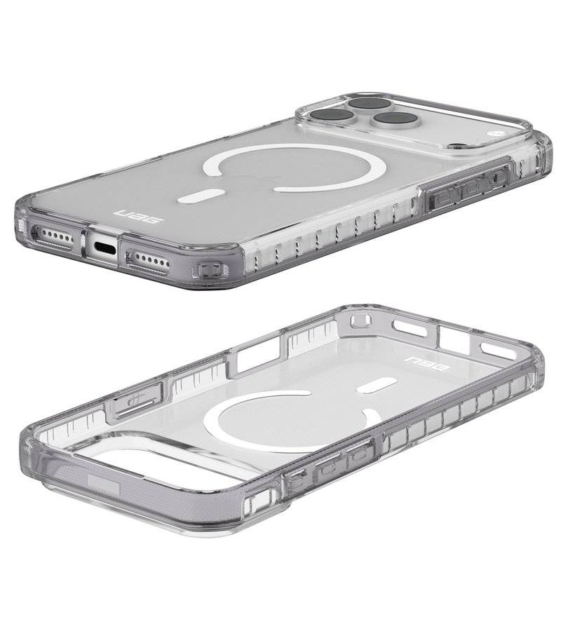 MagSafe Калъф за iPhone 18 Pro Max/ 17 Pro Max, UAG Plyo LT Case Ice/Smoke, Прозрачен (11)