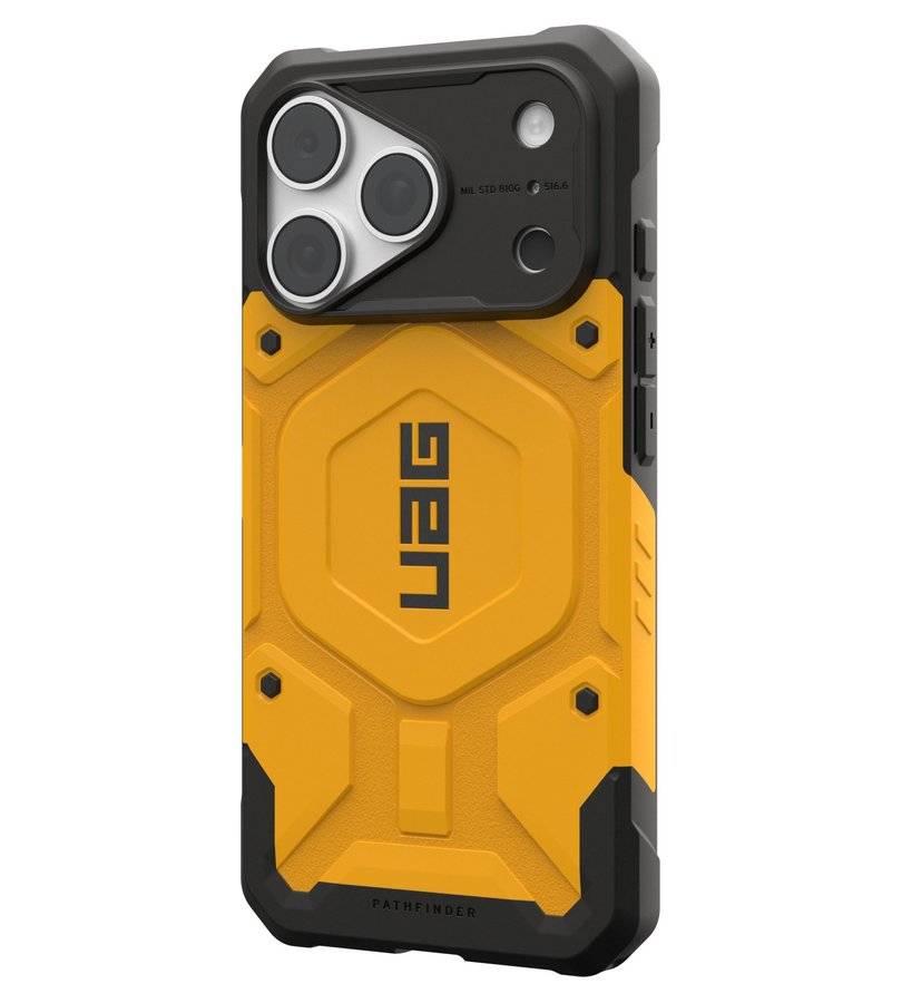 MagSafe Калъф за iPhone 18 Pro/ 17 Pro, UAG Pathfinder Heritage Case, Жълт (3)