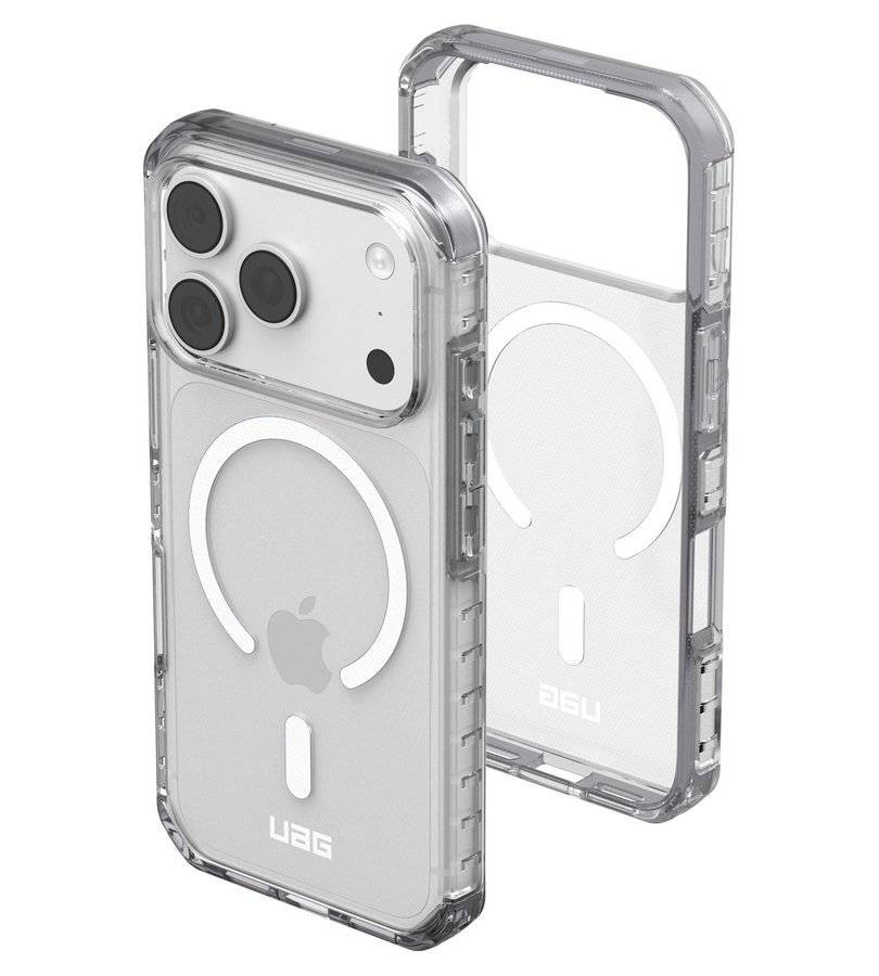 MagSafe Калъф за iPhone 18 Pro/ 17 Pro, UAG Plyo LT Case Ice/Smoke, Прозрачен (10)