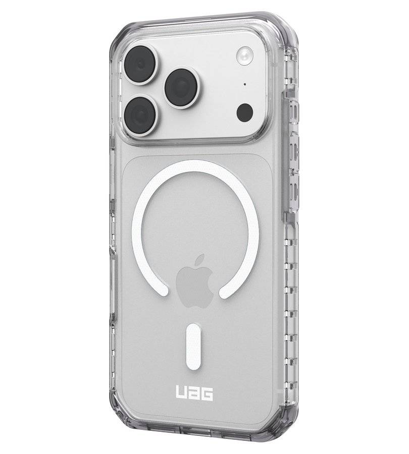 MagSafe Калъф за iPhone 18 Pro/ 17 Pro, UAG Plyo LT Case Ice/Smoke, Прозрачен (3)
