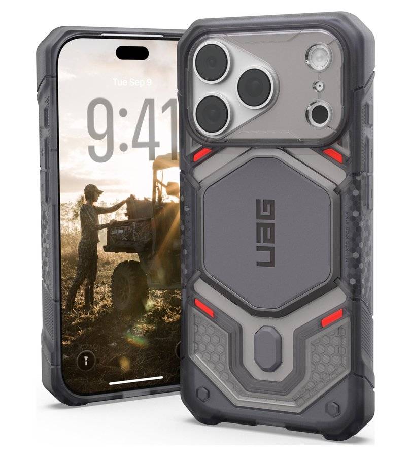 MagSafe Калъф за iPhone 18 Pro/ 17 Pro, UAG Monarch Pro VEIL Case Ash, Сив (4)