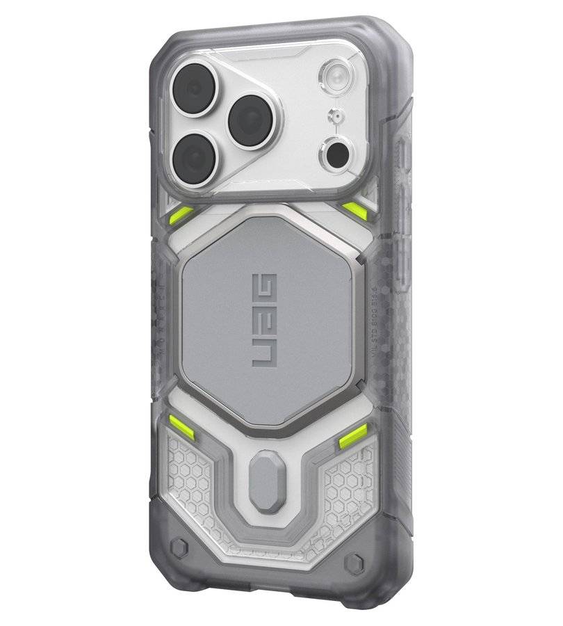 MagSafe Калъф за iPhone 18 Pro/ 17 Pro, UAG Monarch Pro VEIL Case Ice, Прозрачен (3)