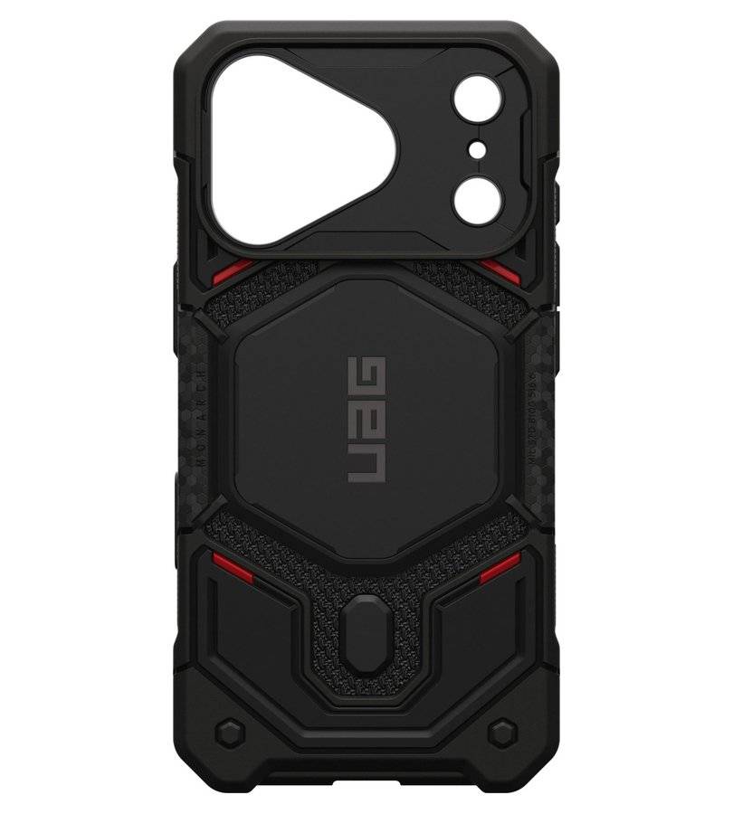 MagSafe Калъф за iPhone 18 Pro/ 17 Pro, UAG Monarch Pro Kevlar Case, Черен (7)