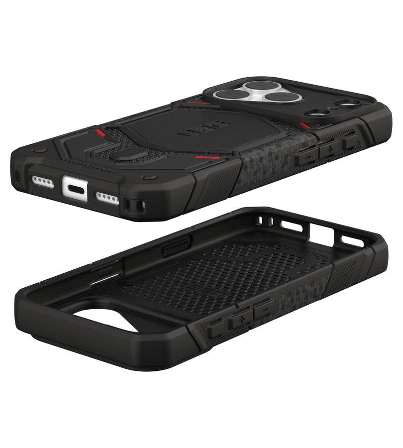 MagSafe Калъф за iPhone 18 Pro/ 17 Pro, UAG Monarch Pro Kevlar Case, Черен (14)
