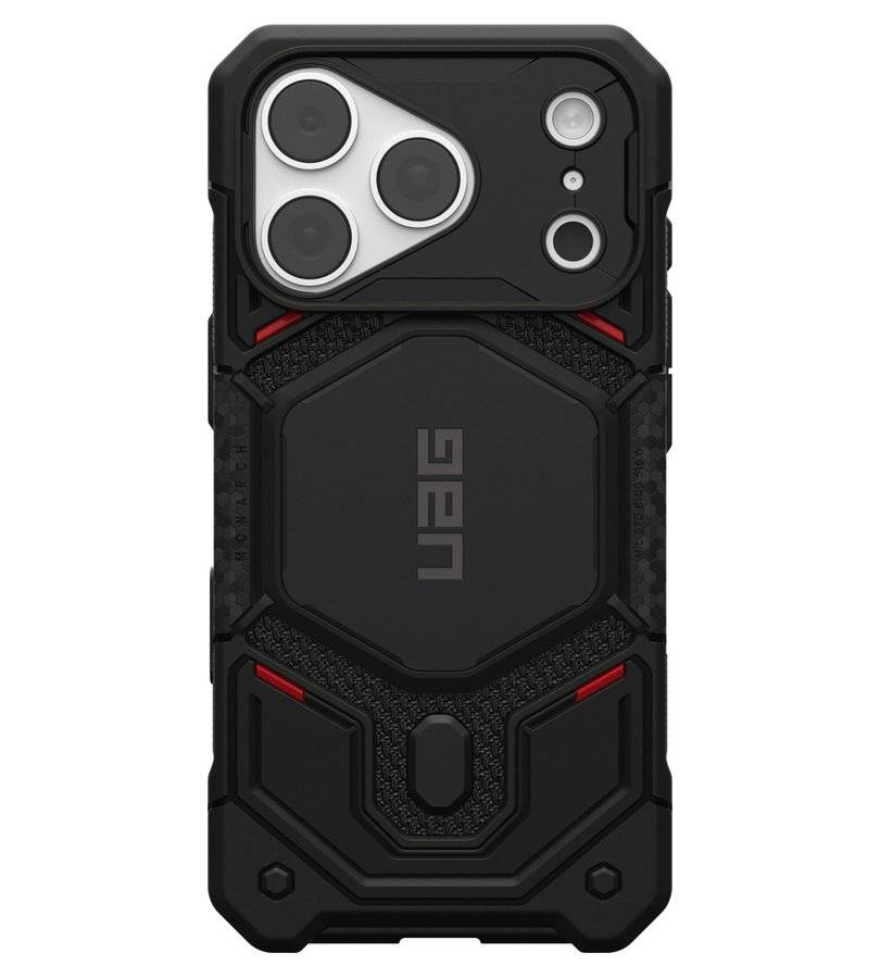 MagSafe Калъф за iPhone 18 Pro/ 17 Pro, UAG Monarch Pro Kevlar Case, Черен (2)