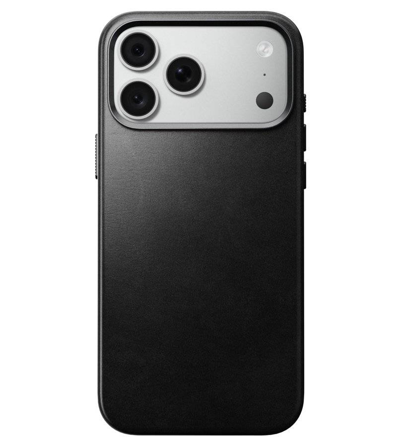 Magsafe Калъф за iPhone 18 Pro Max/ 17 Pro Max, Nomad Traditional Leather Case, Черен (2)