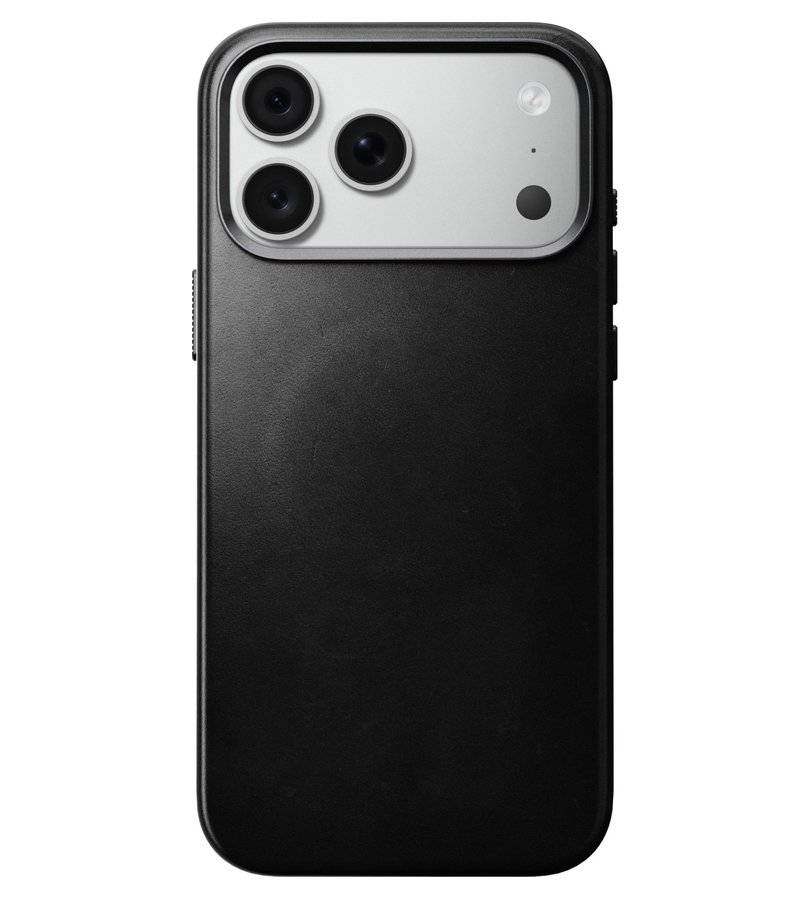 Magsafe Калъф за iPhone 18 Pro Max/ 17 Pro Max, Nomad Traditional Leather Case, Черен (4)