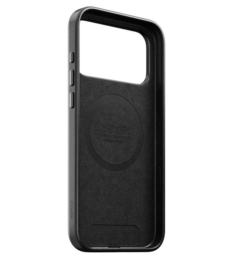 Magsafe Калъф за iPhone 18 Pro Max/ 17 Pro Max, Nomad Traditional Leather Case, Черен (10)