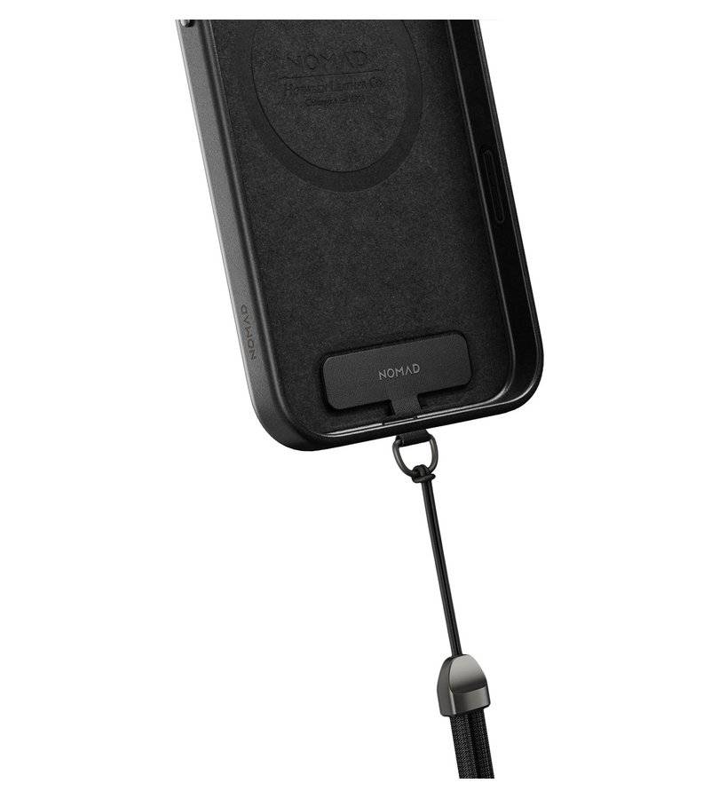 Magsafe Калъф за iPhone 18 Pro/ 17 Pro, Nomad Traditional Leather Case, Черен (12)