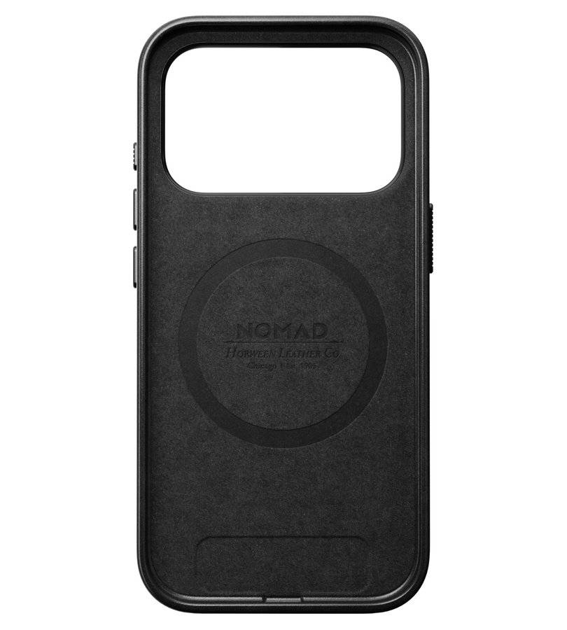 Magsafe Калъф за iPhone 18 Pro/ 17 Pro, Nomad Traditional Leather Case, Черен (8)