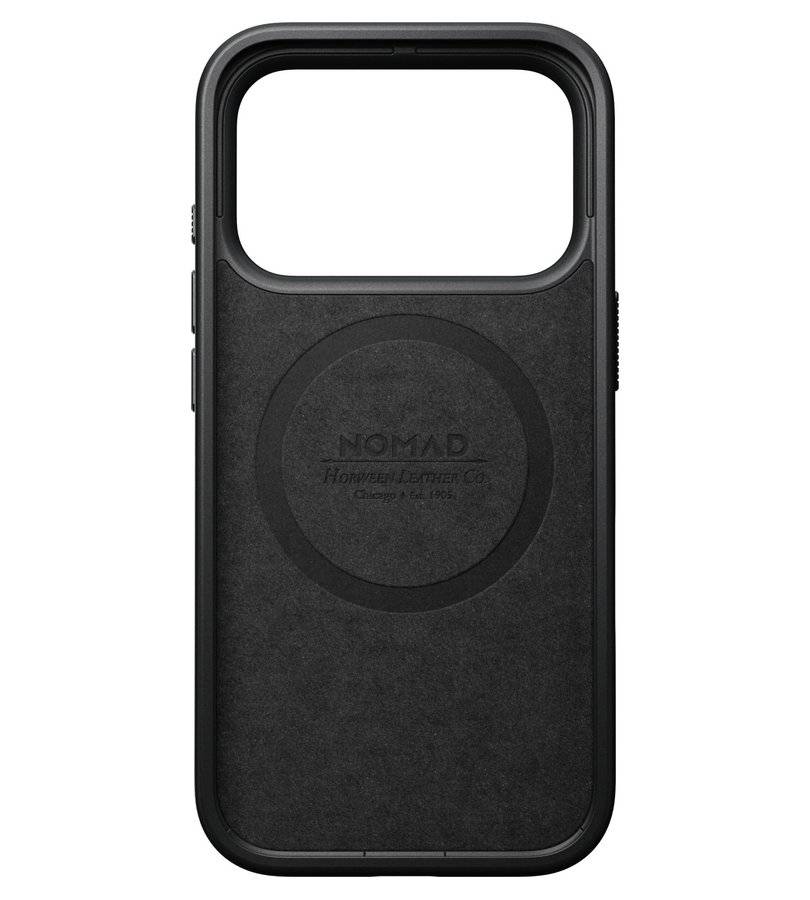 Magsafe Калъф за iPhone 18 Pro/ 17 Pro, Nomad Modern Leather Case Burgundy, Бордо (8)
